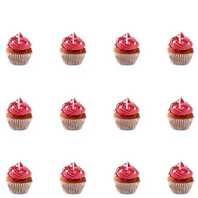12pcs Creative Heart-Shaped Paper Pink Party Pins (Cake Toppers) for Proposals Wedding Anniversaries Christmas Valentine's Day