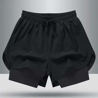 OEM O&M Wholesale Men's Street Solid Casual Elastic Waist Sports Shorts Breathable Quick Dry Eco-Friendly Gym Outdoor Running