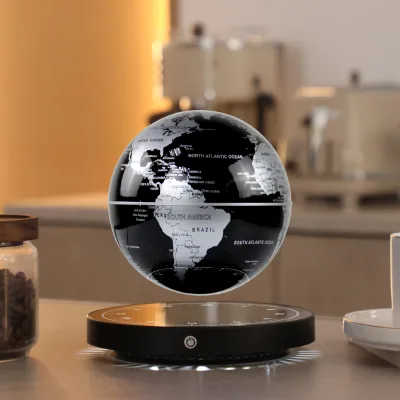 HCNT Magnetic Levitating Globe Floating Globe Educational Supplies Gift for Kids World Globe