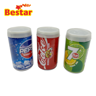 Bubble Gum in Cola Bottle Chinese Mini Bubble Gum Supplier Colorful Crispy Candy