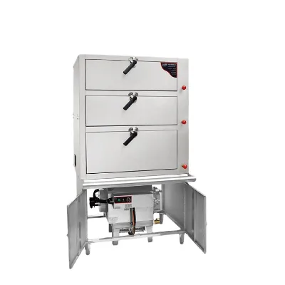3-door Seafood Steamer Commercial Electric Steamer Soup Stew Cabinet Gas Large Chain Catering Electric Steam Stew Cabinet