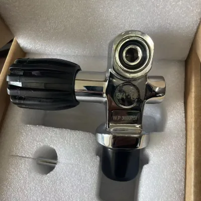 Sinodiving Portable Adjustable Stainless Steel for Diving Air Bottle Valve In-Line Valve Factory Supply Scuba Equipment