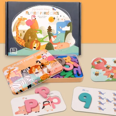 Educational Early Education Children Letters Enlightening Cognitive Fun Toy Cards Children Boys and Girls Toys