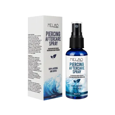 MELAO Natural Formula Anti Itching Skin Soothing Pain Relieve Tattoo Piercing After Care Spray
