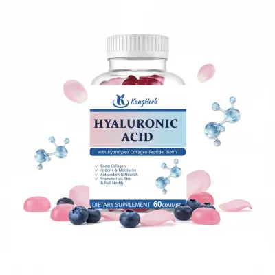 Hyaluronic Acid Vitamin C Sugar Free Supplement Private Label Service Hyaluronic Acid Gummies
