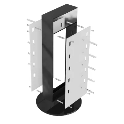 Detachable and Manually Rotatable Acrylic Eyeglass Rack