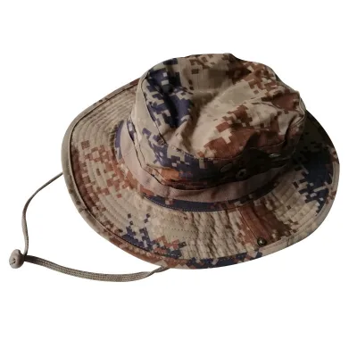Tactical Custom Camo Bucket Hat Outdoor Hiking Camping Hat Hunting Tactical Bonnie Hat