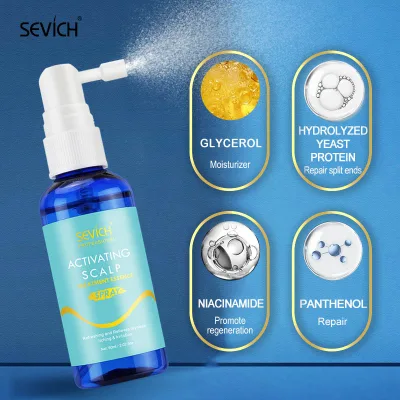 Customize Best Natural Hair Loss Treatment Anti Dandruff Itching Hair Growth Spray