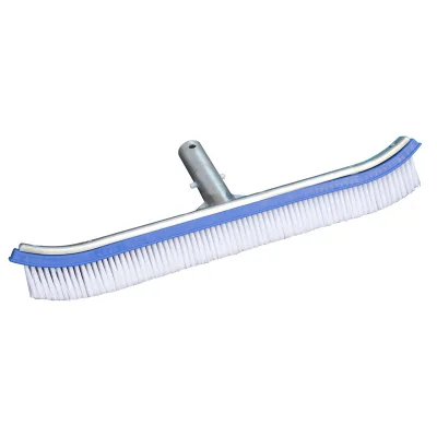 Ceonar 18" Standard Plastic Curved Pool Wall Brush Tile Cleaning Brushwith Aluminium Back