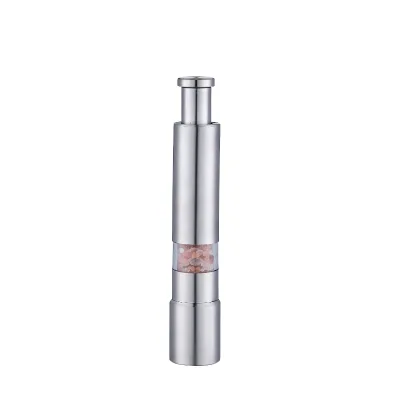 304 Stainless Steel Pepper Grinder One Handed Easy Operation