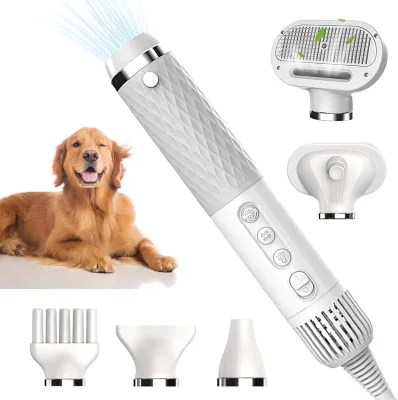 OEM 3 Airflow Speed Blower Professional Grooming Brush Kit Pet Hair Dryer Dog Cat Hair Dryer Use Cleaning & Styling