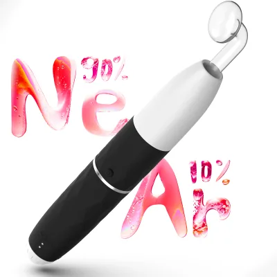 Cordless High Frequency Facial Wand with USB Charging Argon & Neon Professional Skin Therapy Device for Face & Head Lifting