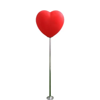 Luminous Heart Motif Light Love Balloon Ball Lamp New Year Holiday Decoration Scenic Park Cultural Landscape Lighting