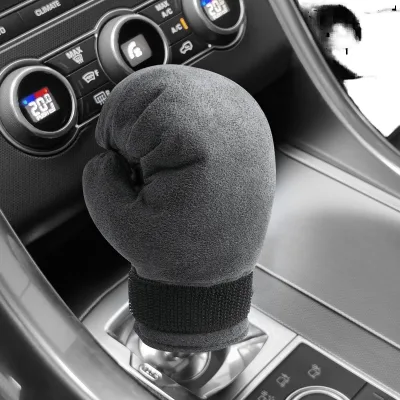 Hot Sale Winter Plush Auto Car Gear Shift Knob Cover Interior Kits for Handbrake Gear Lever Premium Quality Shift Knob Cover