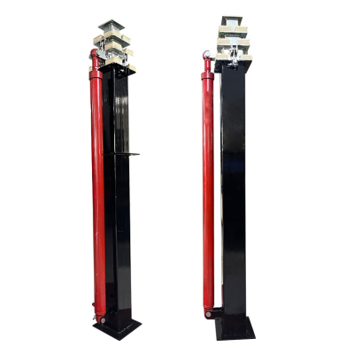 Hydraulic Lifting Mast for 3M 4M 5M 6M 7M 8M 9M Pneumatic Aluminum Heavy-duty Vehicle Communication Tower Cctv Telescopic Mast