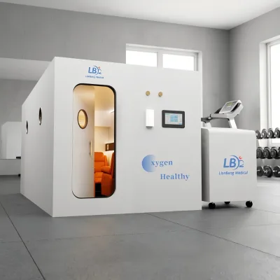 Commercial 6 Seater 1.3ATA Sitting Type Hyperbaric Oxygen Chamber Large 2200x4200mm for Gym Nursing Home and Rehab Center