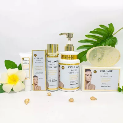 Body Bleaching Lotion Sets Skin Face Whitening Face Brightening Cream Facial Kit