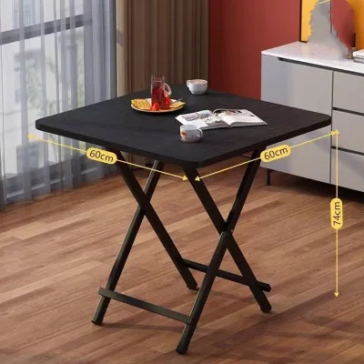 Wholesale Dining Room Furniture Square Hiding Movable Folding Dining Table for Space Saving
