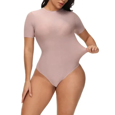 Shapewear for Full Body Bodysuit Shapewear Tummy Control Thong Bodysuit Waist Trainer Shaper Seamless Women's Shapers