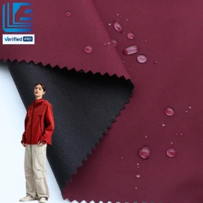 High Density Gabardine Laminated 173GSM Double Sided Knitted Fabric Waterproof Windproof Quick-Dry Girls Boys Outdoor Coat