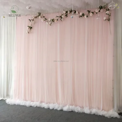Wedding Decorations Equipment Fancy Cheap Wedding Stage Wedding Stage Decoration Backdrop Party Supplies Curtains Decoration