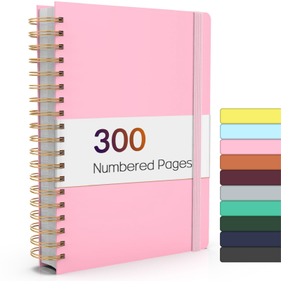 Promotional Agenda Planner Notebook Laser Engraved Gift Hardcover Unique Spiral Notebook With Pen