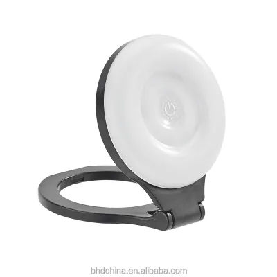 Mini Ring Ring Light Selfie Light LED 3 Color Modes Adjustment 220 Degree Rotation High Brightness Smartphone Light