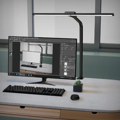 2023 Modern Brightness Adjustable Swing-Arm Lamp One-Click Night Light & Smart Timer Office Working Reading Study Learning