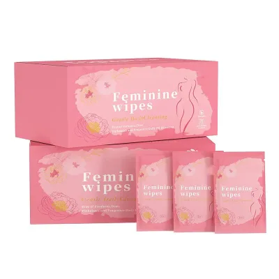 Custom OEM Feminine Care Non-Woven Wipes Soft 100% Biodegradable Flushable Cleaning Supplies for Adults 150x180mm