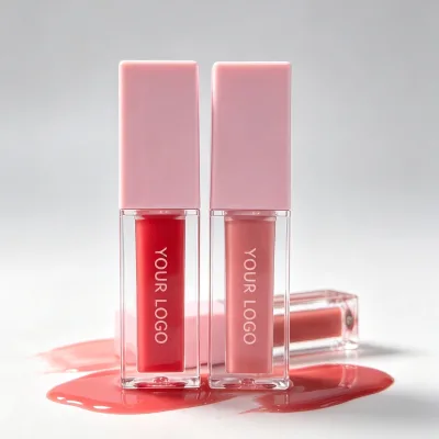 OEM ODM Peptide Lip Gloss Private Label Wholesale Hydrating Long Lasting Shimmer Lip Blam Gloss Custom Packaging Lip Cosmetics