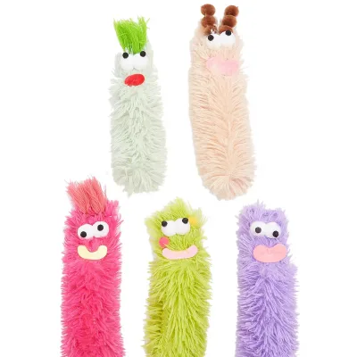 Factory Price Eco-Friendly Cute Casual Funny Design Durable Cat Play Interactive Toy Tooth Clean Catnip Plush Cat Teaser Toys