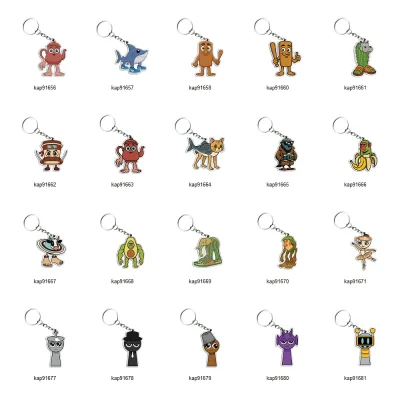 Acrylic Keychain Custom in Bulk Epoxy Holographic Anime Transparent Key Chain Plastic Key Holder Wholesale Custom Acrylic Charm