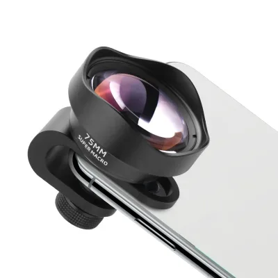 75Mm Mobile Super Macro Lens Phone Camera Macro Lenses Compatible for Smart Phones Clip on 4K Hd Lens