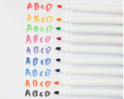 Erasable Magnetic Colored Whiteboard Pen for Office Teaching, Children's Doodling, and Colored Marking Pen
