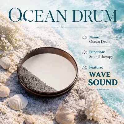 Jinfang Ocean Drum Beach Simulated Wave Sound 16/18/20/22 Inch Handdrum Percussion Instrument