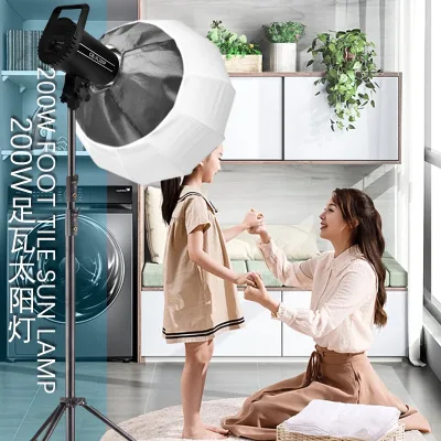 High Quality 200W LED Video Light Mount Lighting 2700-6500K for Photography Video Recording Outdoor Shooting