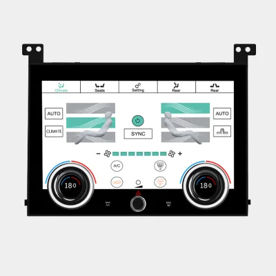 10 Inch Car Climate Touch LCD Display Screen Air Conditioning Control Panel with Multi-language for Range Rover L405 L494 13-17
