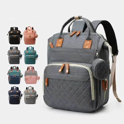 Cross-border Large-capacity Nylon String Backpack Air Cushion Straps Lightweight Stylish Waterproof Insulated Dry Wet Separation