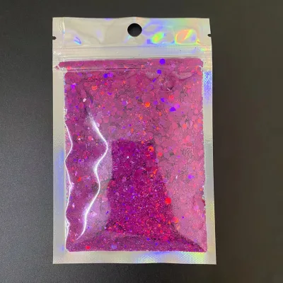 In Stock 30g Red Chucky Glitter Custom Glitter Mix Glitter Bag for Tumblers Crafts