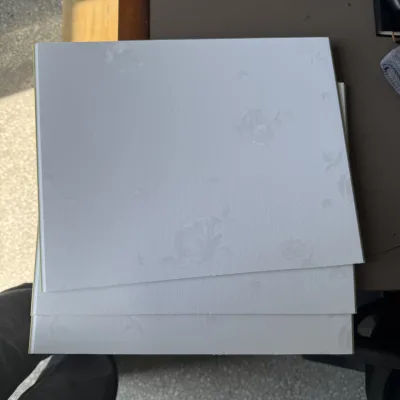 Wholesaler Customized Rigid PVC Wall Panel 7mm 8mm 9mm Thickness 40cm 60cm Width Decorative Panel for Interior Wall