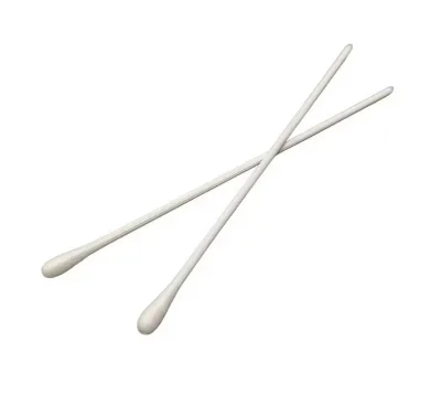 ISO Certified Medical Consumables High Quality Nylon Polyester Cotton Swab with 100mm Sponge Soft Biochemical Sampling Swabs