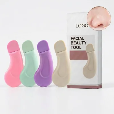 Private Labeling Custom Logo Portable Blackhead Manual Facial Scraper Tool for Deep Pore Cleaning and Exfoliation