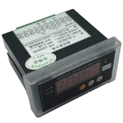 Vibration sensor display instrument ZM-CW500B integrated vibration 4-20mA RS485 installation project