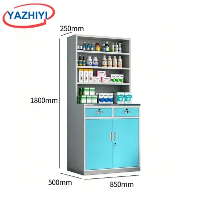 YAZHIYI Narrow Shallow Medical Cabinet Open Layer Drawer Compartment For Pharmacy Dispensing Station