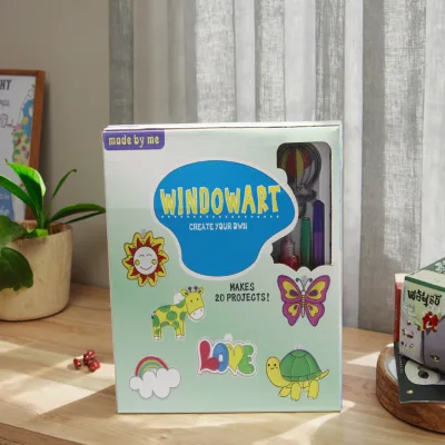 Animal Series Stained Glass DIY Kit - Create Beautiful Window Art with Turtle & Giraffe Designs