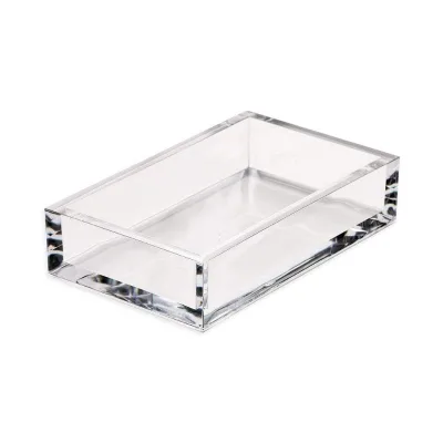 Acrylic Guest Towel Napkin Trays Holder