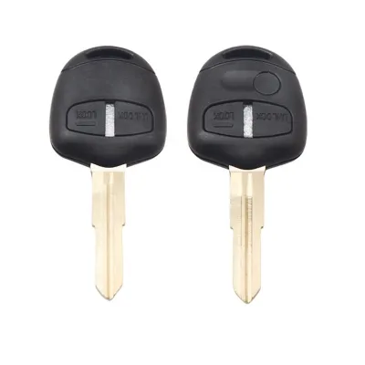 2 Buttons Car Remote Key Fob Shell with Blade Replacement Key for Mitsubishi Lancer EX Outlander ASX Grandis Colt Plus
