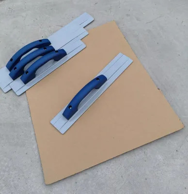 Magnesium Hand Float Square End Blade Concrete Finishing Trowel for Cement Plaster Construction Hand Tool