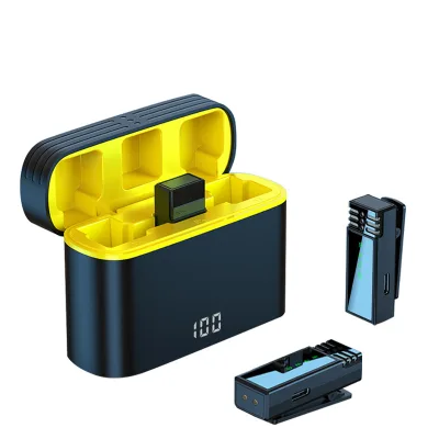 New Wireless Collar Microphone J68 Live Mini Clear Radio Noise Reduction Audio Outdoor Metal ABS 3-Month Warranty