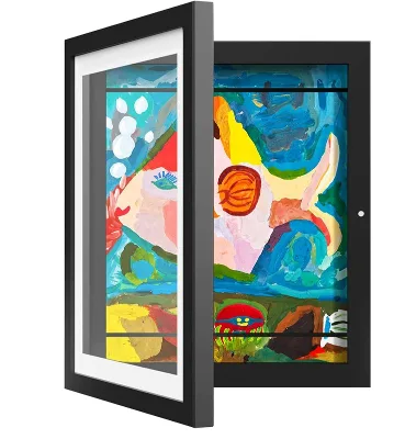 Wooden Picture Frame for Baby Painting Shadow Box